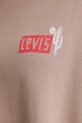 Levi's t-shirt bawełniany 000G4.0017 brązowy