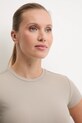 New Balance t-shirt treningowy beżowy WT53125ADS