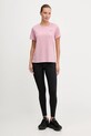 New Balance t-shirt treningowy WT41222PTF różowy AW25