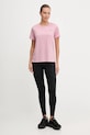 Tréningové tričko New Balance WT41222PTF ružová AW25