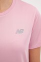 New Balance t-shirt treningowy WT41222PTF różowy