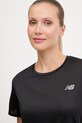 New Balance t-shirt treningowy czarny WT41222BK