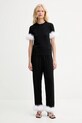 The Sleeper tricou SLTS08P002F negru AW25