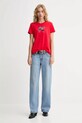 Bavlněné tričko Levi's 17369.3267 červená AW25