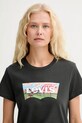 Bombažna kratka majica Levi's siva 17369.3187