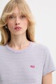 Levi's t-shirt bawełniany fioletowy 39185.0326