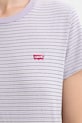 Bombažna kratka majica Levi's 39185.0326 vijolična
