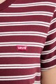 Levi's t-shirt bawełniany 39185.0377 bordowy
