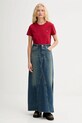 Βαμβακερό μπλουζάκι Levi's 39185.0382 κόκκινο AW25