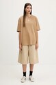 Pamučna majica adidas Originals Essentials JW5081 smeđa AW25