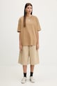 adidas Originals t-shirt bawełniany Essentials JW5081 brązowy AW25