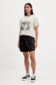 adidas Originals tricou din bumbac 20th Century Fox Disney JX1282 bej AW25