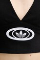 adidas Originals top bawełniany Campus V Top KC8802 czarny