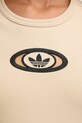 Тениска adidas Originals Cut Out Rib Tee KC8803 бежов
