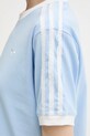 adidas Originals tricou din bumbac Ruffle 3S Tee KC8820 albastru