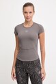 Тениска за трениране adidas by Stella McCartney TruePurpose вталена кафяв JM1392
