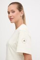 T-shirt προπόνησης adidas by Stella McCartney μπεζ JX6775