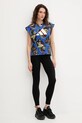 adidas Performance top treningowy x Farm Rio KB5566 niebieski AW25