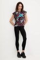 adidas Performance top treningowy x Farm Rio KB5567 bordowy AW25