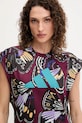 adidas Performance top treningowy x Farm Rio bordowy KB5567