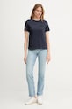 Gant t-shirt bawełniany 4202589 granatowy AW25