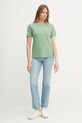 Gant t-shirt bawełniany 4202589 zielony AW25