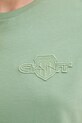 Gant t-shirt bawełniany 4202589 zielony