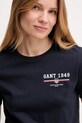 Gant t-shirt bawełniany granatowy 4201554