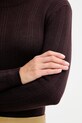 Sessun sweter z domieszką kaszmiru 25108015 brązowy
