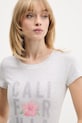 Hollister Co. t-shirt bawełniany szary KI357.5016.112