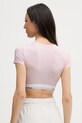 Oblečení Calvin Klein Underwear top dámský bavlněný LV00QF8495 růžová