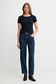Тениска Tommy Hilfiger UW0UW06067 тъмносин AW25