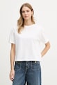 Tommy Hilfiger t-shirt bawełniany bawełna beżowy UW0UW06236