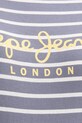 Bavlněné tričko Pepe Jeans modrá PL5000032