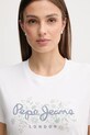 Pepe Jeans t-shirt bawełniany biały PL5000049