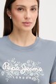 Pepe Jeans t-shirt bawełniany niebieski PL5000049