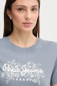 Pepe Jeans t-shirt bawełniany niebieski PL5000049