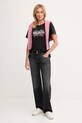 Pepe Jeans t-shirt bawełniany PL5000049 czarny AW25