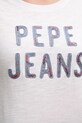 Pepe Jeans tricou din bumbac PL5000045 alb