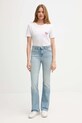 Pepe Jeans tricou din bumbac PL5000021 alb AW25