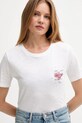 Pepe Jeans tricou din bumbac alb PL5000021