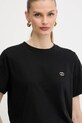 Twinset pamut póló fekete 252TP2057
