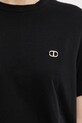 Twinset pamut póló 252TP2057 fekete