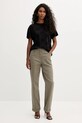 Twinset t-shirt bawełniany 252TP2055 czarny AW25