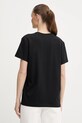 Îmbrăcăminte Twinset tricou din bumbac 252TP2050 negru