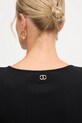 Twinset tricou din bumbac 252TT2170 negru