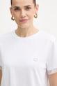 Twinset t-shirt bawełniany biały 252TT231A
