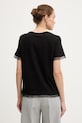 Odzież Twinset t-shirt bawełniany 252TT231A czarny