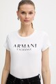 Armani Exchange t-shirt bawełniany biały XW001351.AF17172