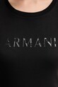 Armani Exchange t-shirt bawełniany czarny XW001376.AF10356